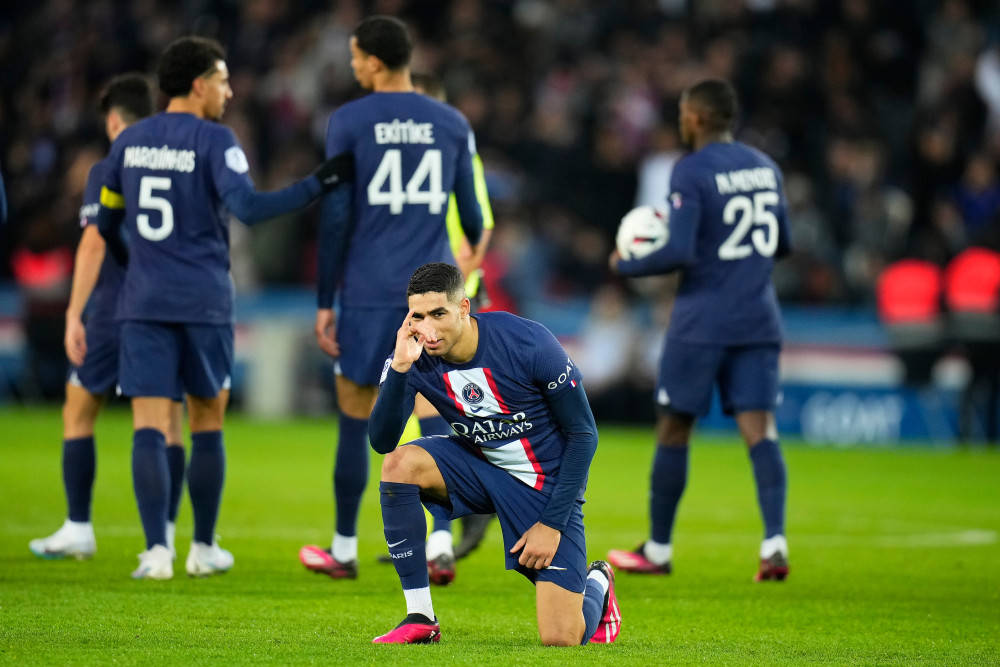 巴黎圣日尔曼队客场赢球，取得三分